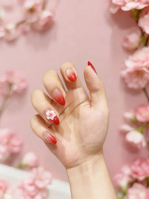 CHERRY BLOOM Gel-Klebestreifen 24 Kurz 24 Lang - Zubehör