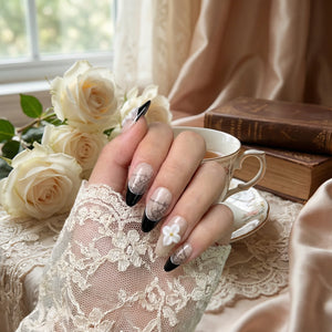 LACE BLOOM falsche Nägel Nahaufnahme - Detailansicht Qualität