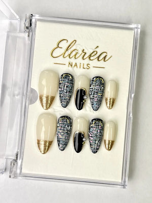 PEARL RIBBON Hauptbild - Press On Nägel mit einzigartigem Design - Premium künstliche Fingernägel