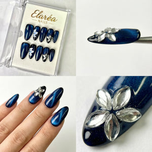 SAPPHIRE PETAL - handmade press on nails - by Elaréa Nails - premium quality - made in Germany