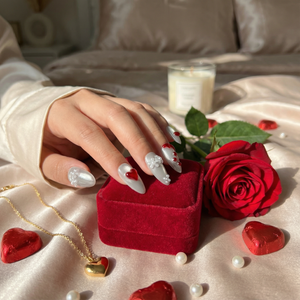 SWEET HEART - handmade press on nails - by Elaréa Nails - premium quality - made in Germany