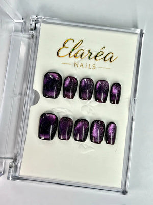 AMETHYST GLOW Press On Nägel Hauptbild - Premium Design aus Deutschland