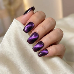 AMETHYST GLOW falsche Nägel Nahaufnahme - Detailansicht Qualität