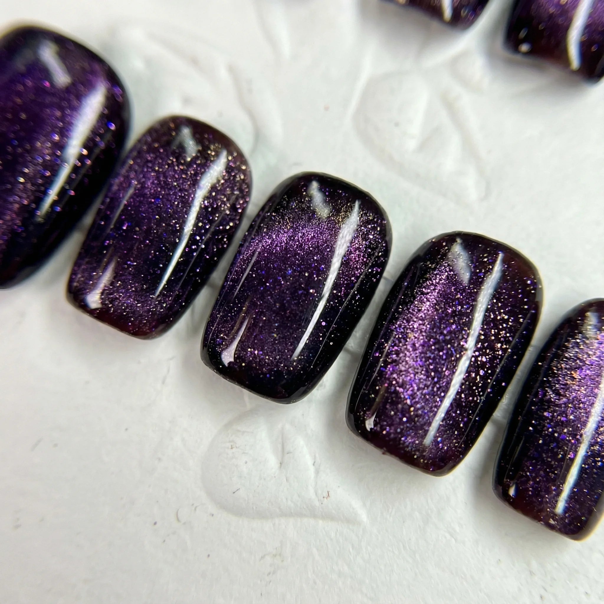 AMETHYST GLOW Gel-Klebestreifen 24 Kurz 24 Lang - Zubehör