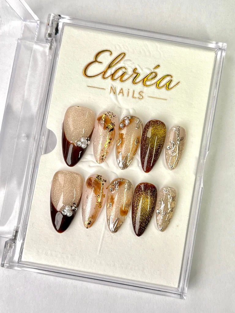 AUTUMN GLAMOUR Press On Nägel Hauptbild - Premium Design aus Deutschland