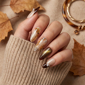 AUTUMN GLAMOUR auf natürlichen Nägeln - Anwendungsbeispiel Deutschland