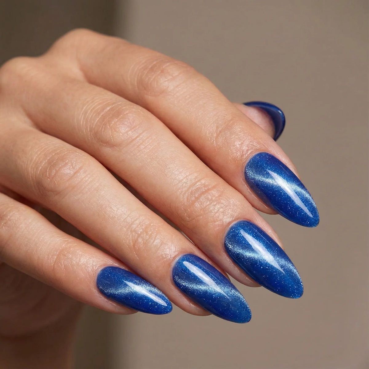 AZURE DREAM falsche Nägel Nahaufnahme - Detailansicht Qualität