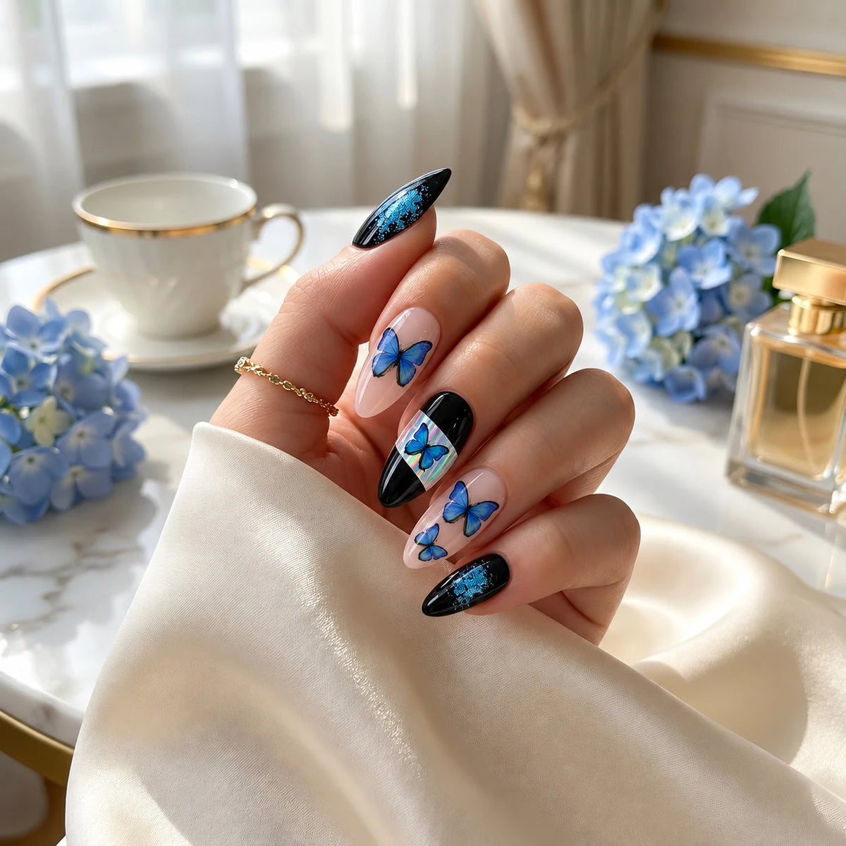 AZURE FLUTTER Gel-Klebestreifen 24 Kurz 24 Lang - Zubehör