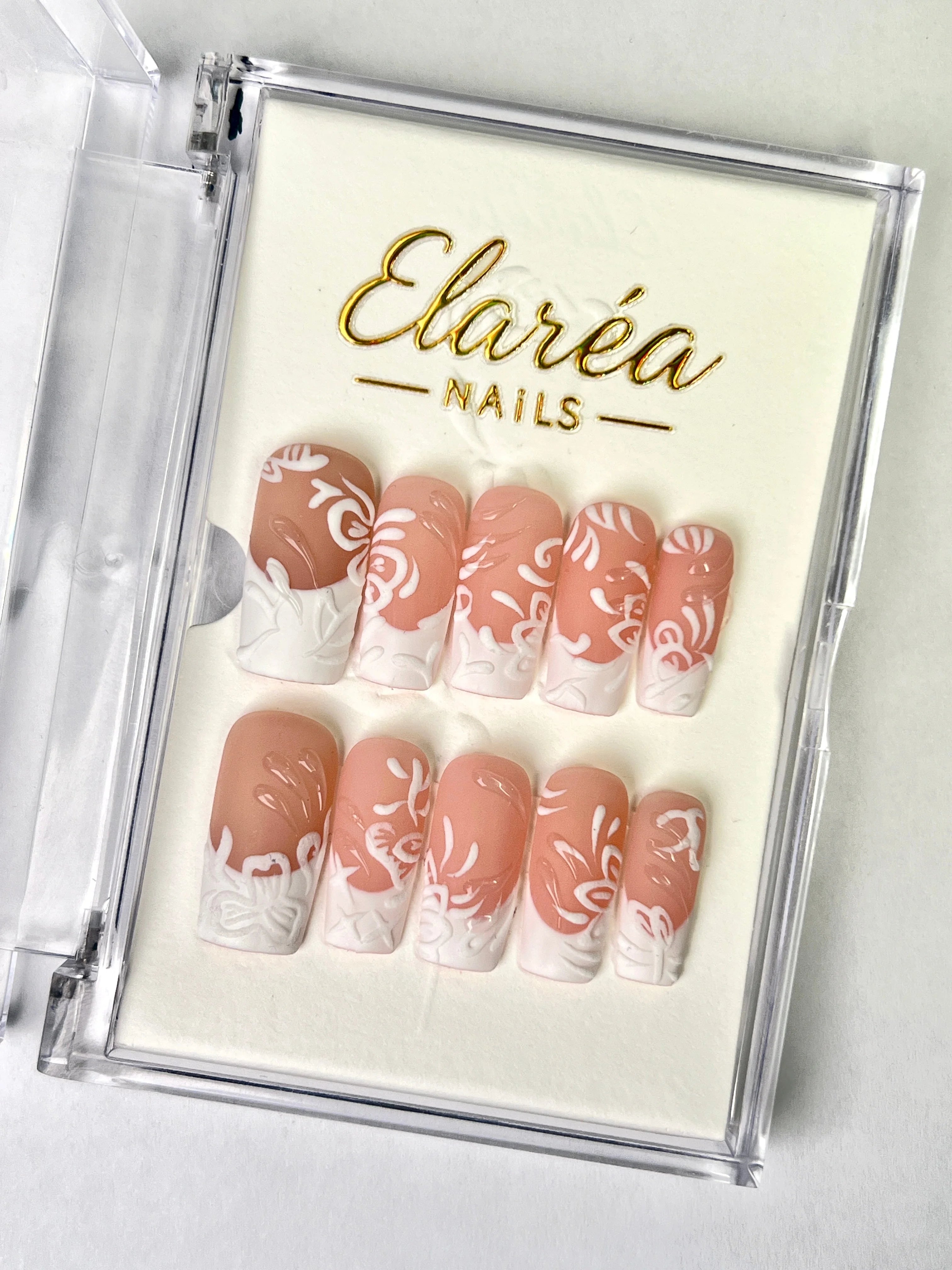 BAROQUE LACE Press On Nägel Hauptbild - Premium Design