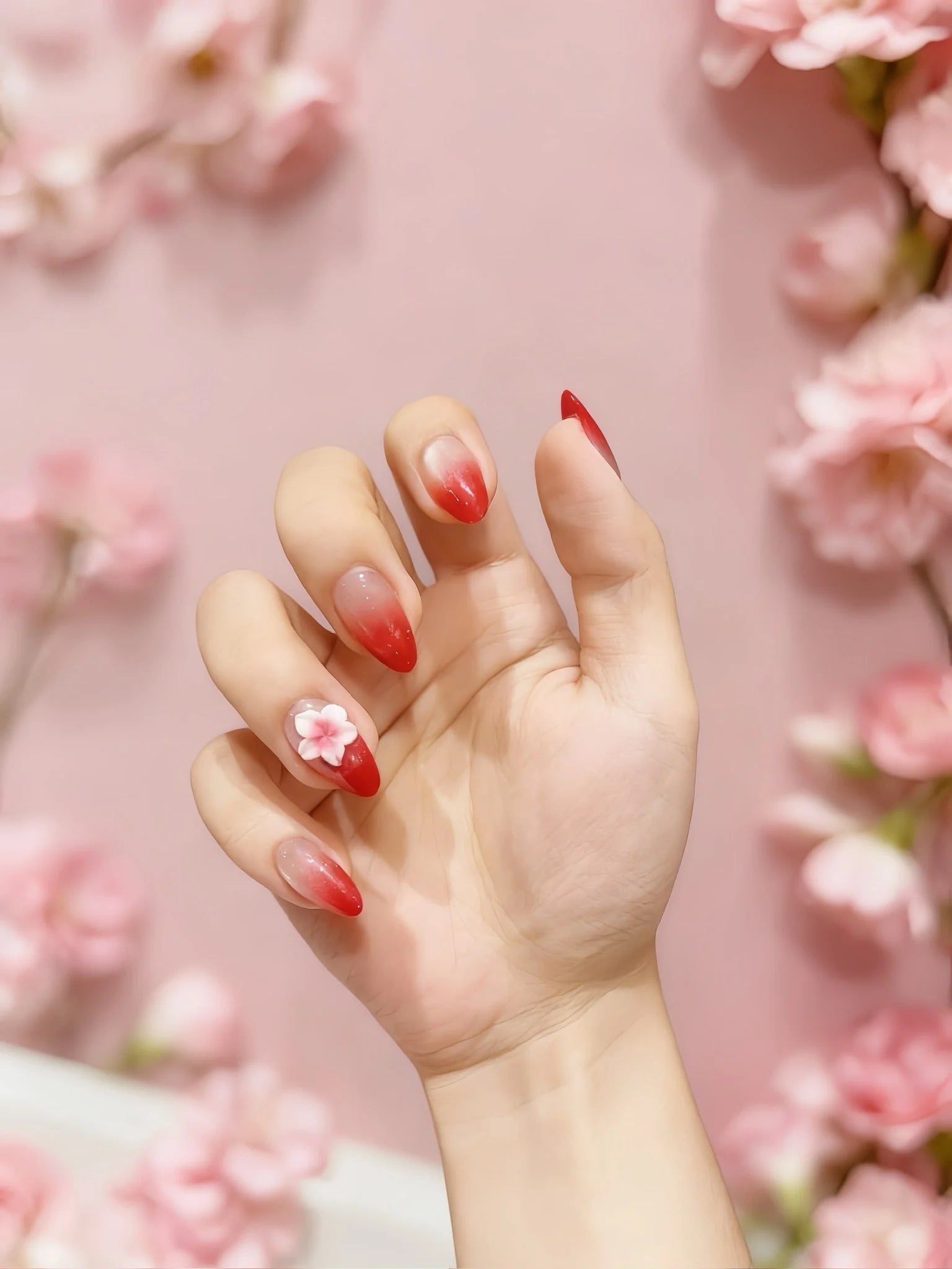 CHERRY BLOOM Gel-Klebestreifen 24 Kurz 24 Lang - Zubehör