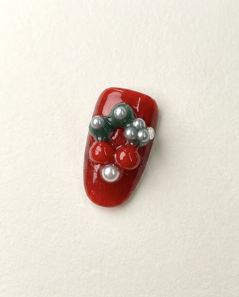 Christmas Baubles | DETAIL | Detailansicht des Nageldesigns