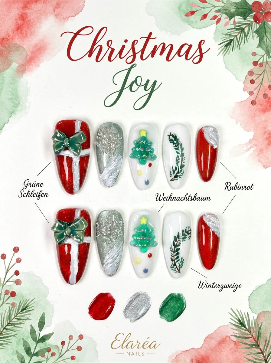 Christmas Joy | COVER | Titelbild der Press-on-Nägel
