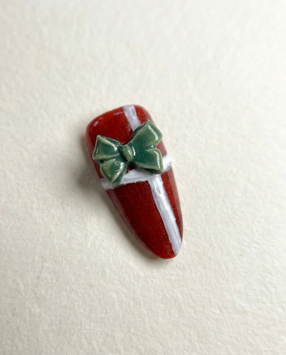 Christmas Joy | DETAIL | Detailansicht des Nageldesigns