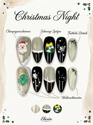 Christmas Night | COVER | Titelbild der Press-on-Nägel