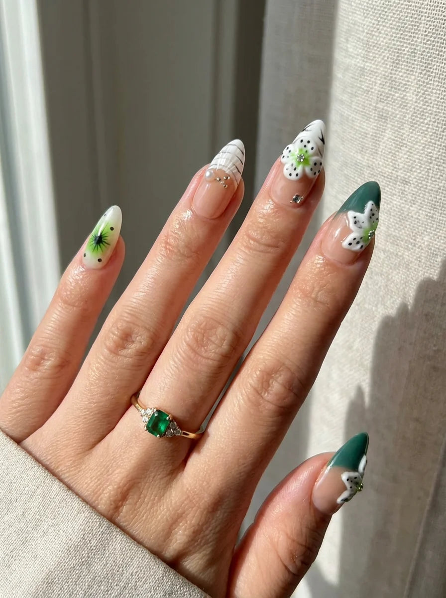 EMERALD BLOOM Nahaufnahme - detaillierte Ansicht