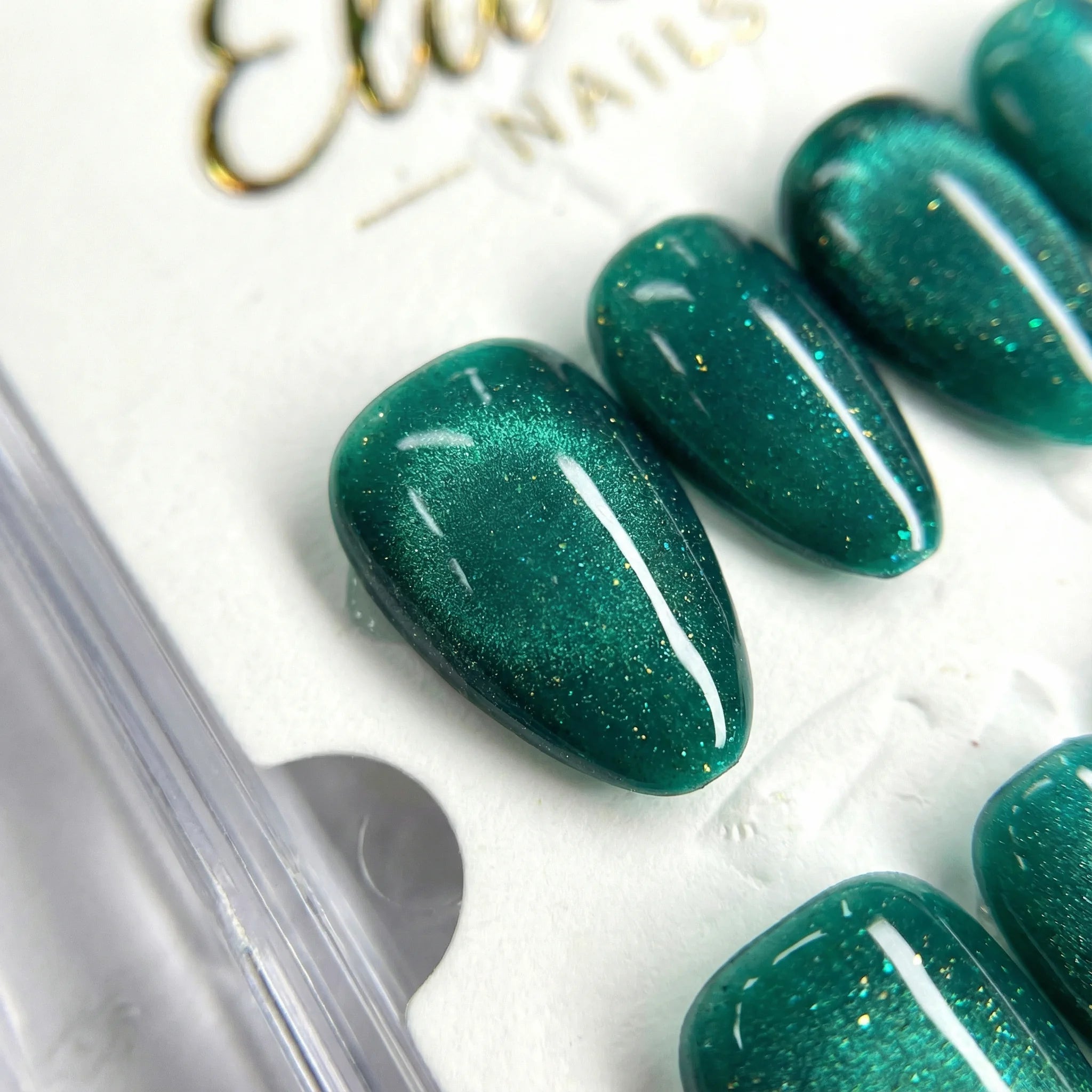 EMERALD GLOW Gel-Klebestreifen 24 Kurz 24 Lang - Zubehör