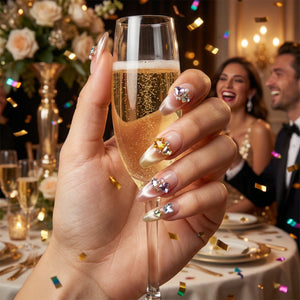 GEM PARTY auf natürlichen Nägeln - Anwendungsbeispiel Deutschland