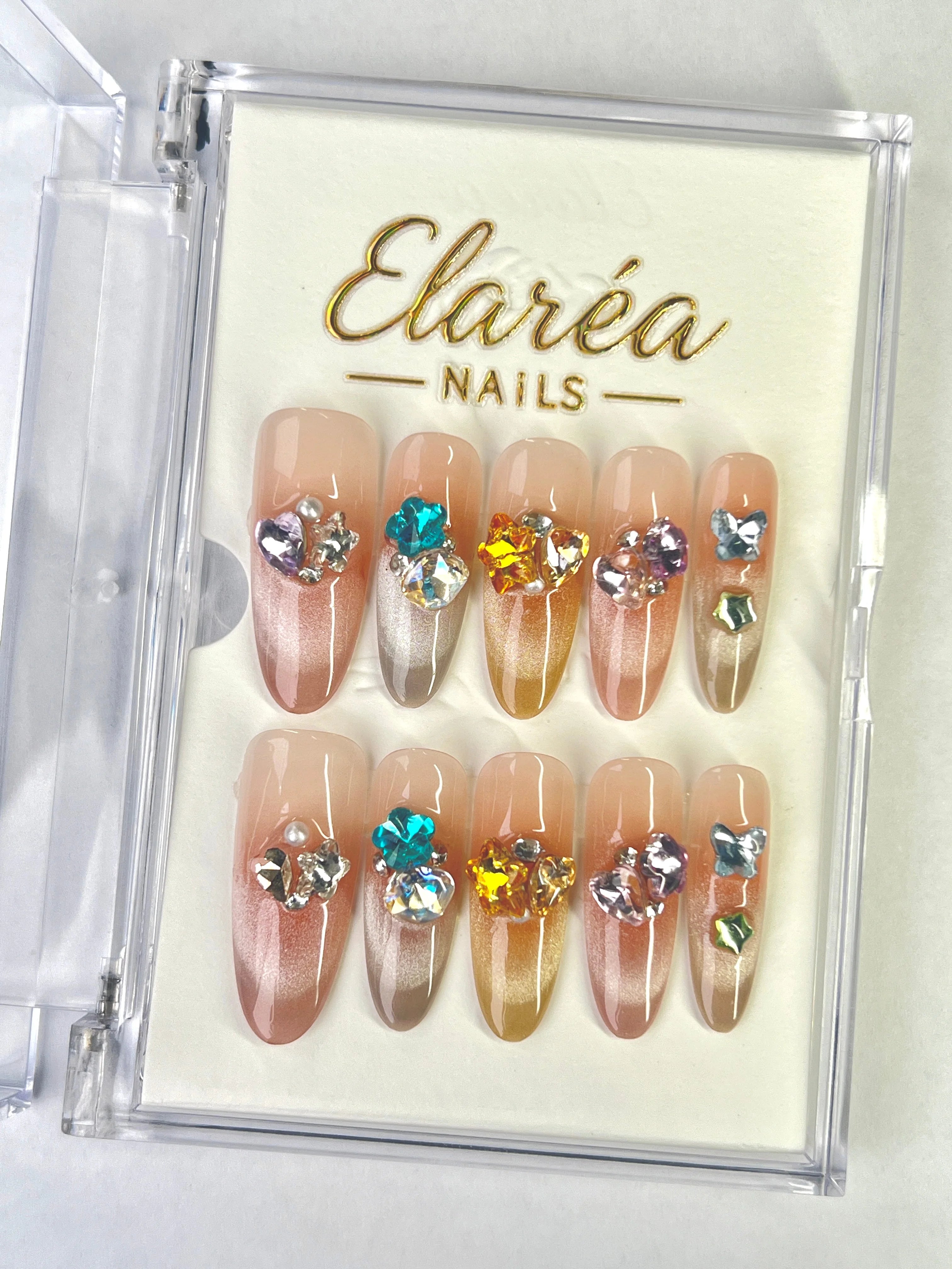 GEM PARTY Press On Nägel Hauptbild - Premium Design aus Deutschland