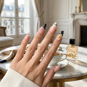 GOLD BLOOM auf natürlichen Nägeln - Anwendungsbeispiel Deutschland