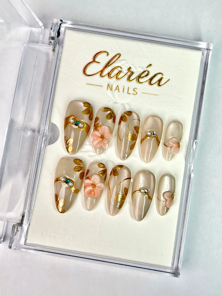 NUDE GARDEN Press On Nägel Hauptbild - Premium Design aus Deutschland