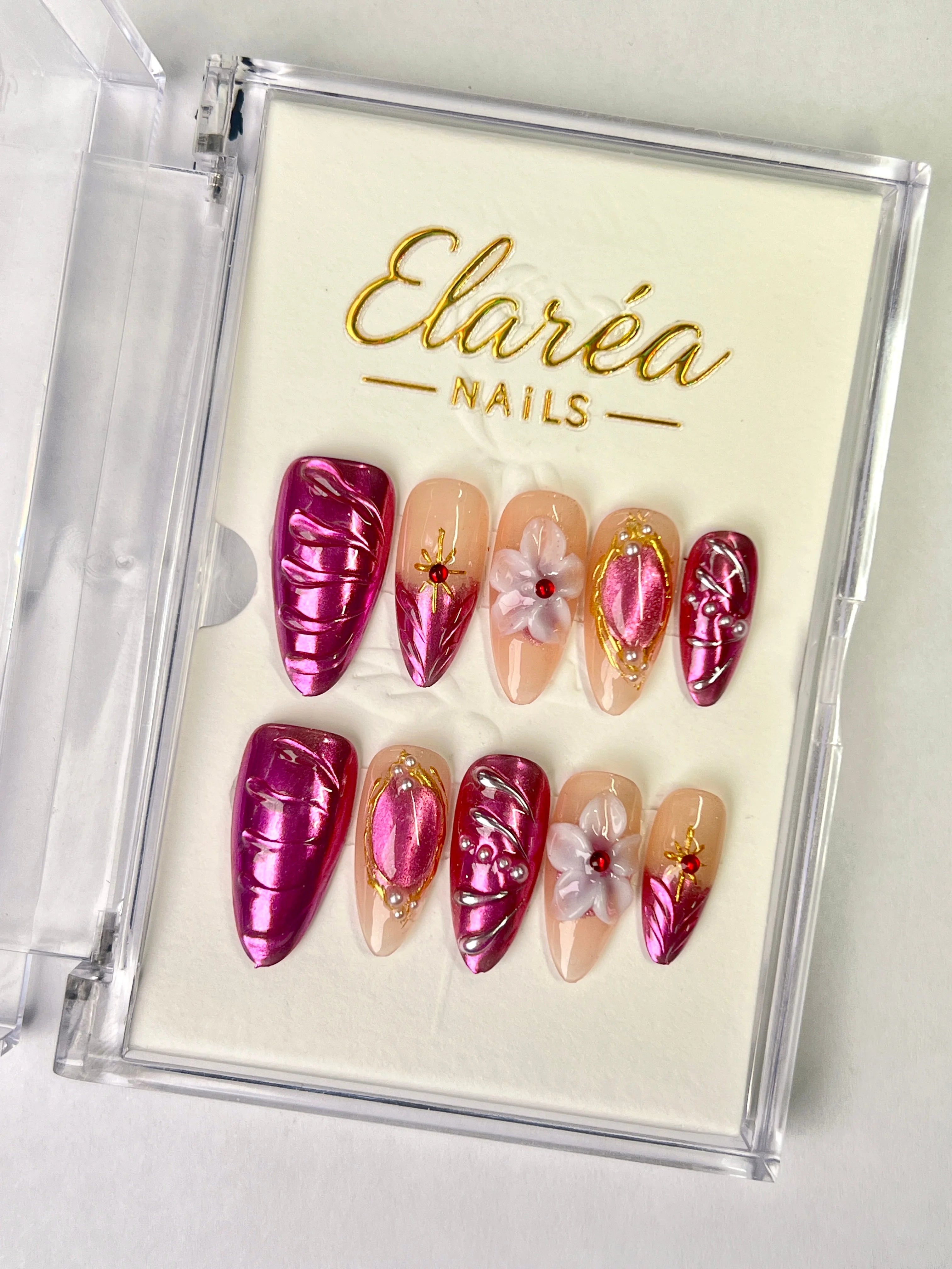 PINK CHARM Press On Nägel Hauptbild - Premium Design aus Deutschland