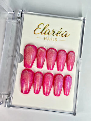 PINK IRIS Press On Nägel Hauptbild - Premium Design aus Deutschland