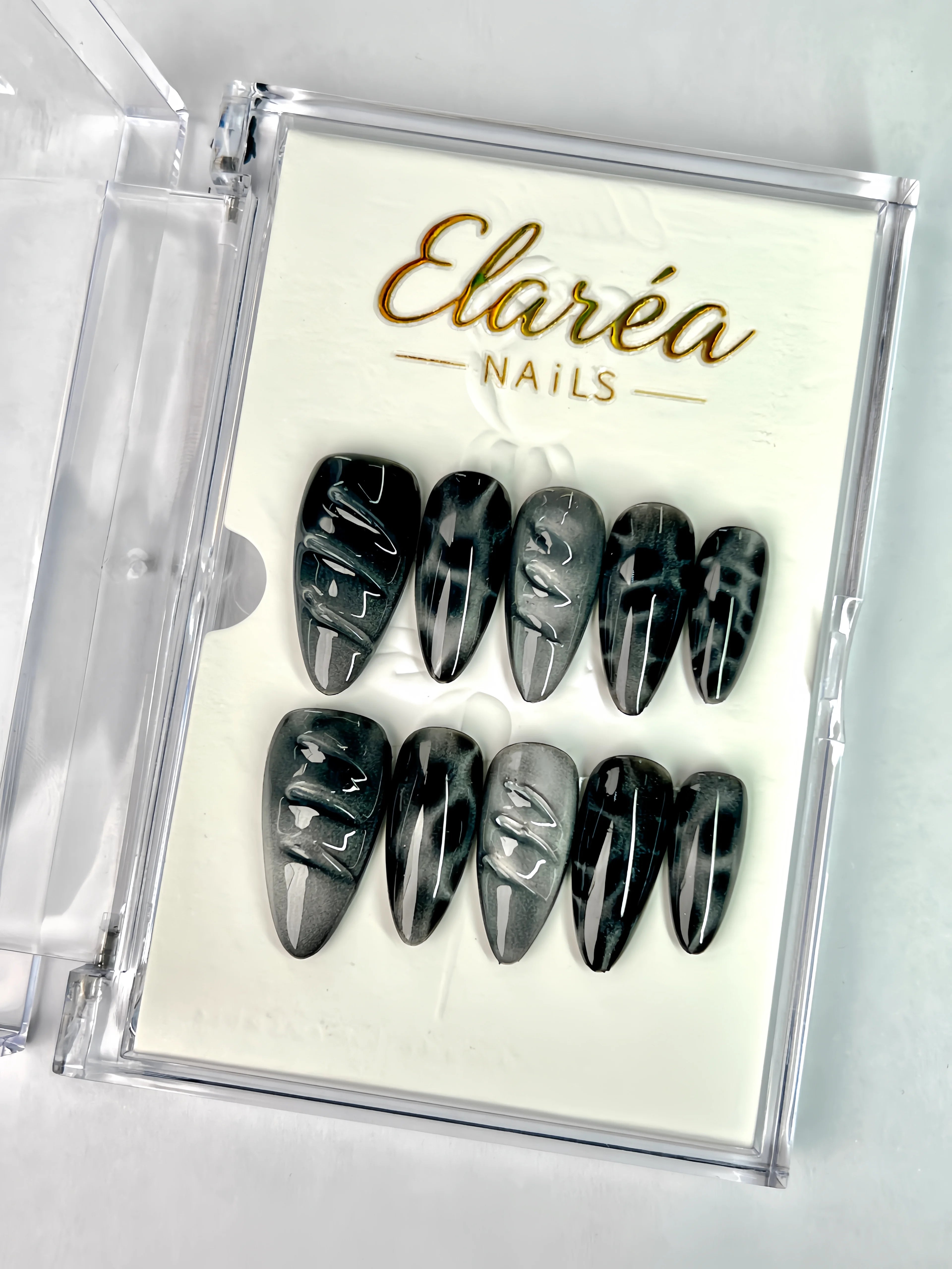 SMOKE WAVE Hauptbild - Press On Nägel mit einzigartigem Design - Premium künstliche Fingernägel