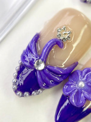 SWAN VIOLET Gel-Klebestreifen 24 Kurz 24 Lang - Zubehör