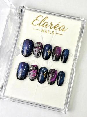 VELVET NIGHT Press On Nägel Hauptbild - Premium Design