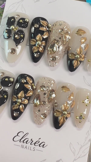 ANTIQUE GILDED – Nahaufnahme einzelner Nägel